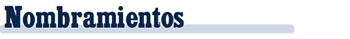 Nombramientos