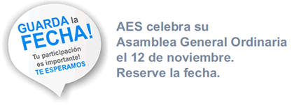 AES celebra su Asamblea General Ordinaria el 12 de noviembre. Reserve la fecha.